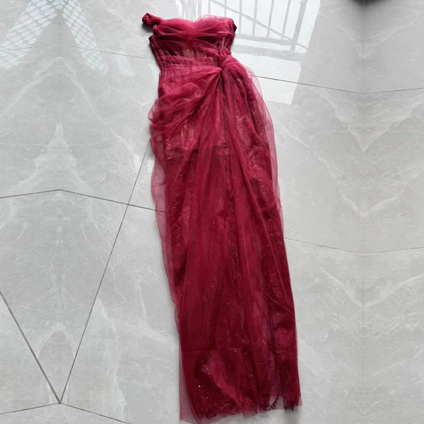 Elyssa Rare Beauty Bustier Tulle Bodycon Dress - Image 21