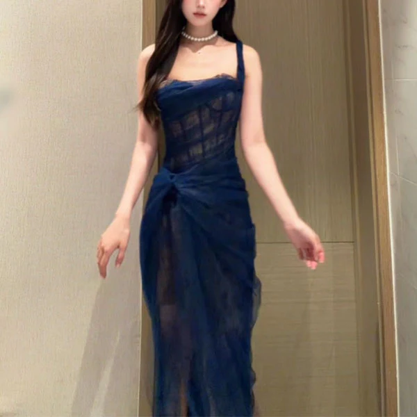 Elyssa Rare Beauty Bustier Tulle Bodycon Dress - Image 29