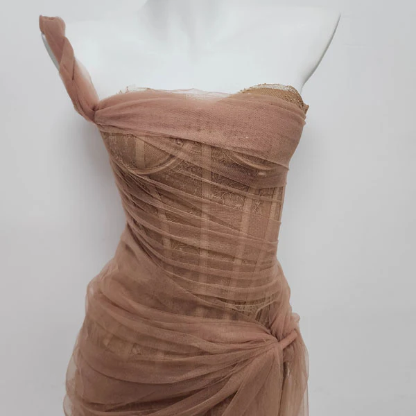 Elyssa Rare Beauty Bustier Tulle Bodycon Dress - Image 5