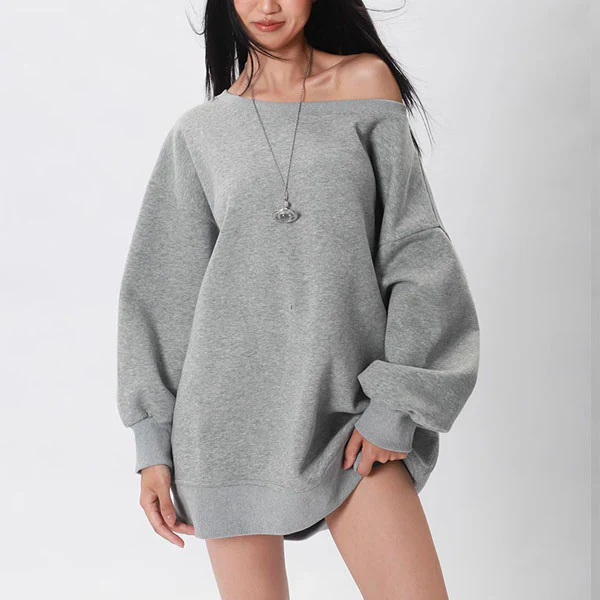 Emma Oversized Boat Neck Lounge Sweater - Image 3