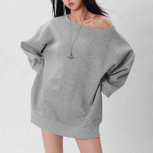 Emma Oversized Boat Neck Lounge Sweater - Image 4