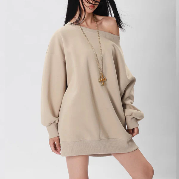 Emma Oversized Boat Neck Lounge Sweater - Image 6