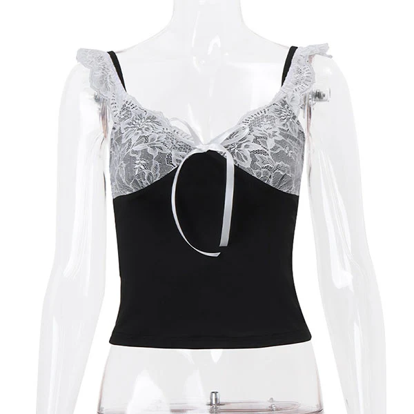 Ester Black Lace Top - Image 4