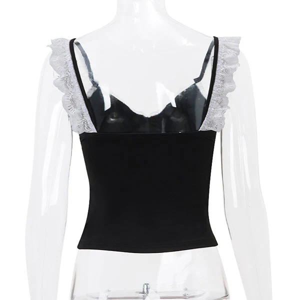 Ester Black Lace Top - Image 5