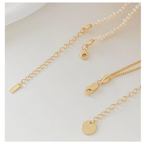 Fanny Gold Baroque Pearl Layered Necklace - Image 3