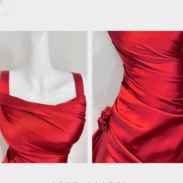 Gabriella Scarlet Hi-Lo Tiered Ruffles Maxi Dress - Image 9