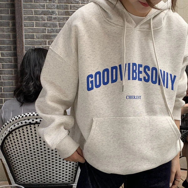 Good Vibes Only Oversize Hoodie - Image 4