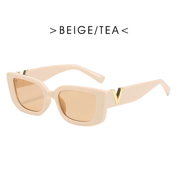 Grace Rectangle Vintage Sunglasses - Image 10