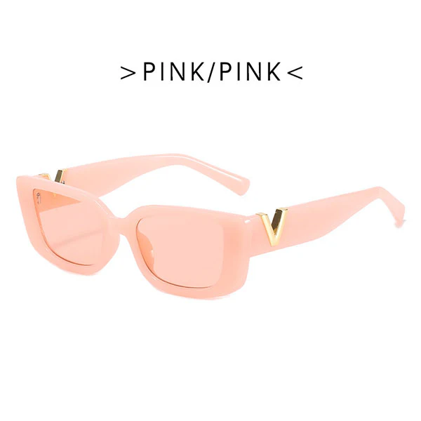 Grace Rectangle Vintage Sunglasses - Image 11
