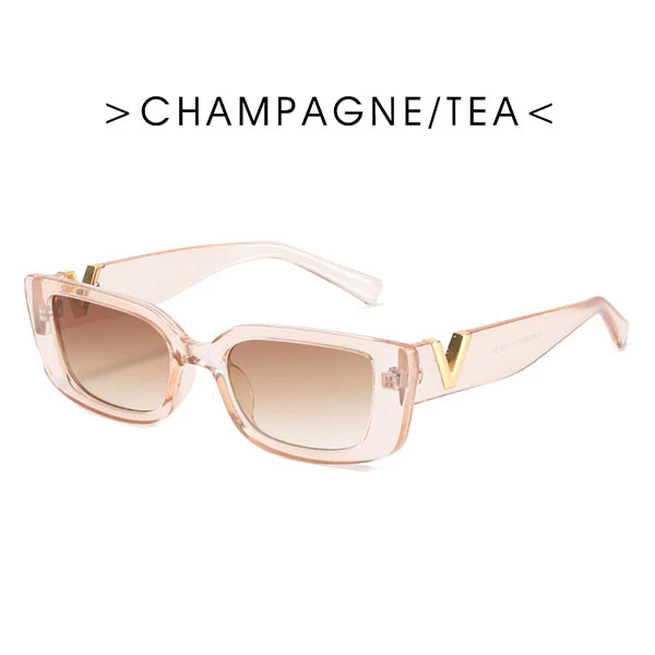 Grace Rectangle Vintage Sunglasses - Image 14