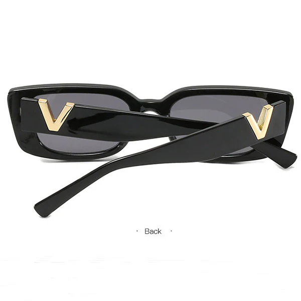 Grace Rectangle Vintage Sunglasses - Image 5