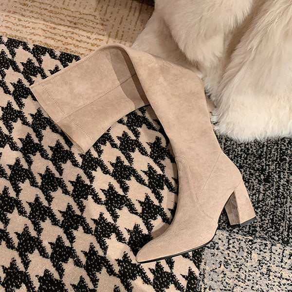 Haliya Over The Knee Suede Boots - Image 8