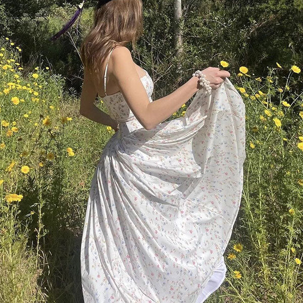 Helena Spaghetti Strap Floral Maxi Dress - Image 2