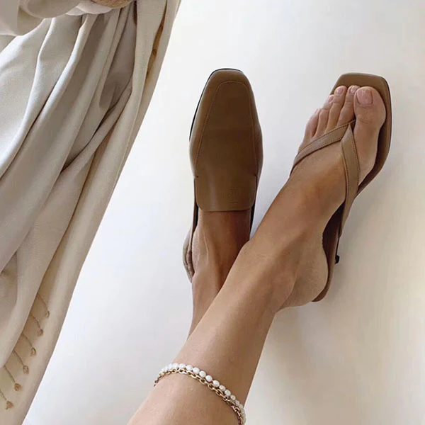 Holly Kitten Heel Thong Sandals - Image 12
