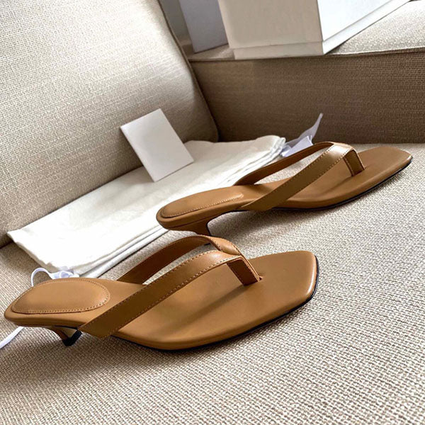 Holly Kitten Heel Thong Sandals - Image 13
