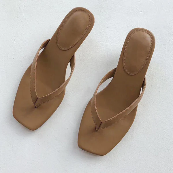 Holly Kitten Heel Thong Sandals - Image 15
