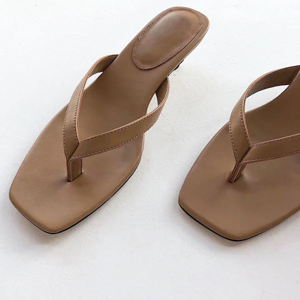 Holly Kitten Heel Thong Sandals - Image 16