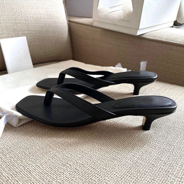 Holly Kitten Heel Thong Sandals - Image 3