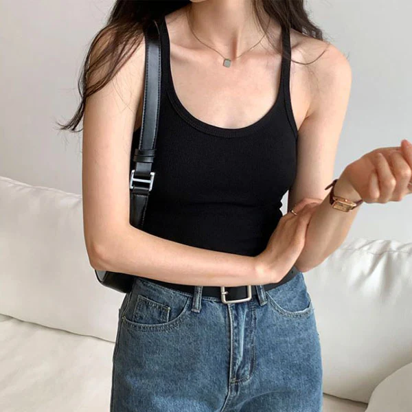 Irina Everyday Basic Ribbed Tank Top - Image 11