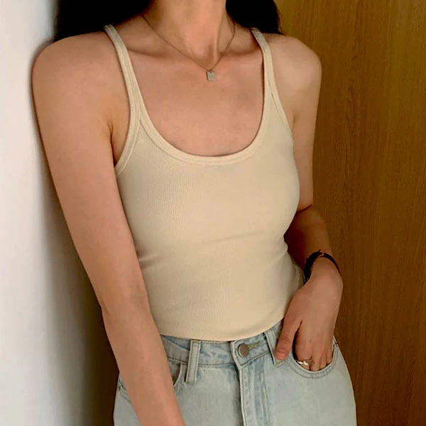 Irina Everyday Basic Ribbed Tank Top - Image 7