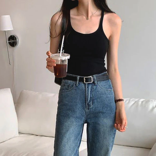 Irina Everyday Basic Ribbed Tank Top - Image 9