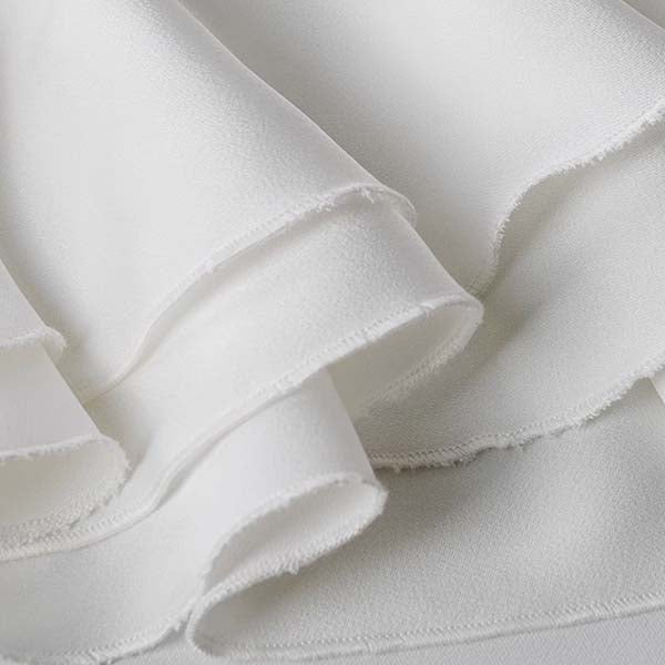 Isabella White Hi-Lo Asymmetrical Ruffle Dress - Image 8