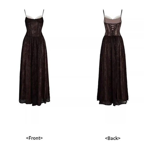 Isadora Enchanting Cream Lace Evening Maxi Dress - Image 8