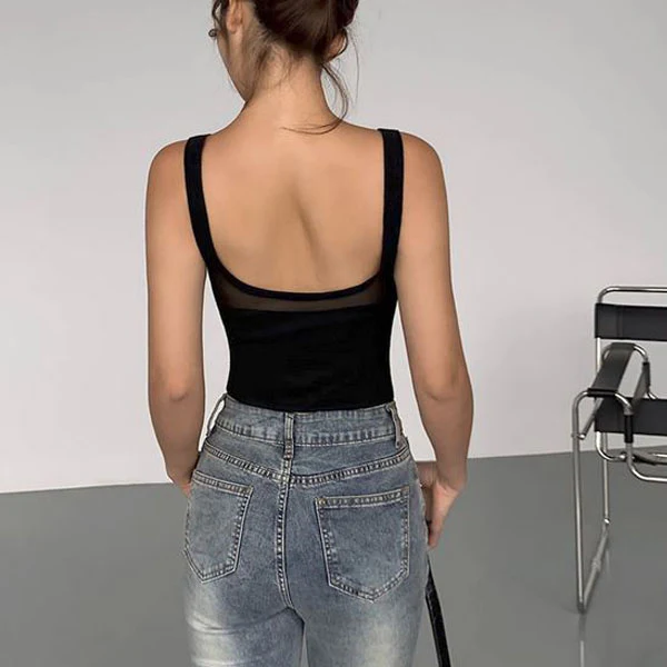 Janelle Mesh Sleeveless Everyday Top - Image 2