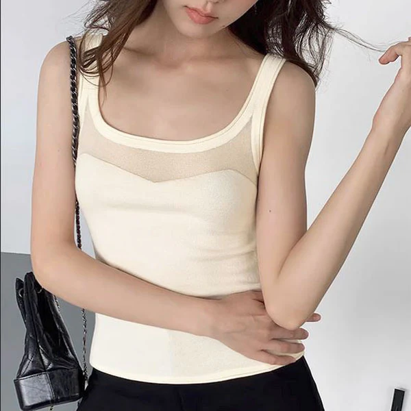 Janelle Mesh Sleeveless Everyday Top - Image 5