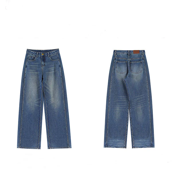 Jasmine Deep Blue Wash Denim Relax Jeans - Image 5