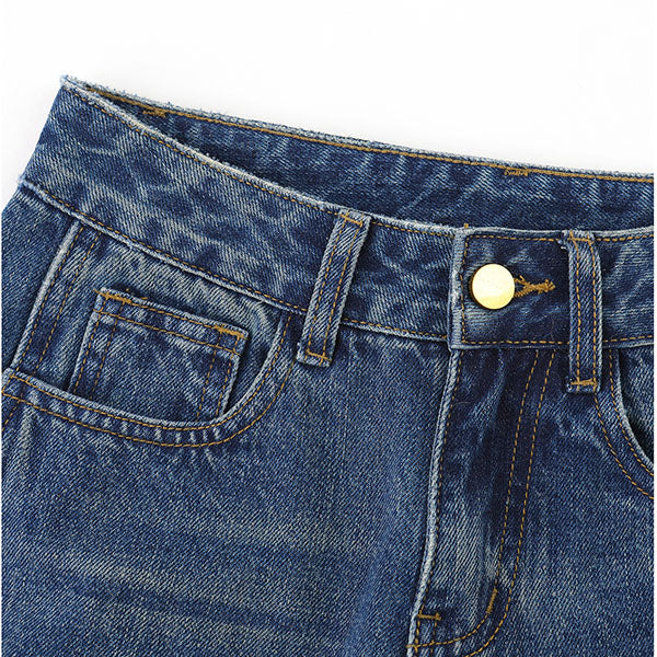 Jasmine Deep Blue Wash Denim Relax Jeans - Image 6