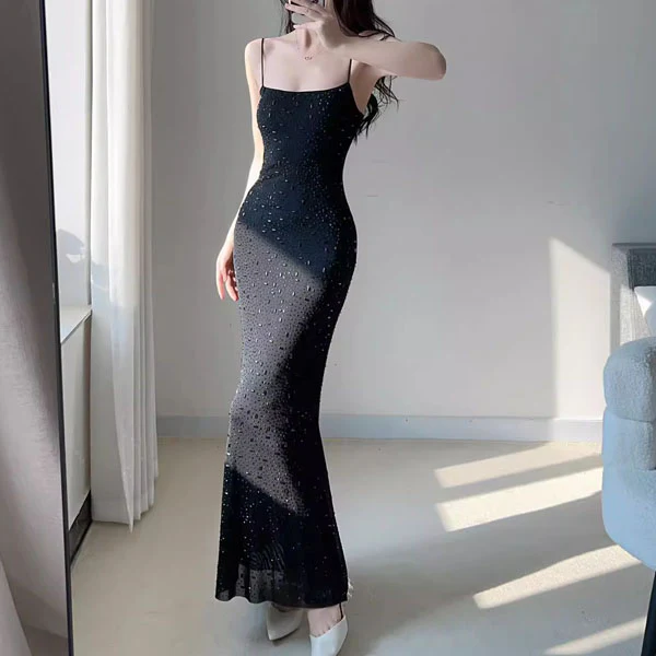 Jessi Embellishment Bodycon Maxi Dress - Image 10