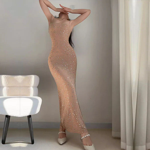Jessi Embellishment Bodycon Maxi Dress - Image 4