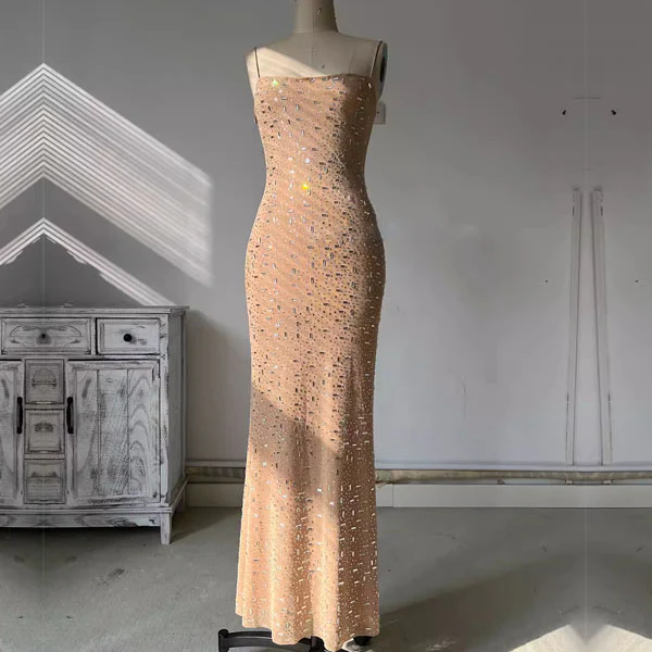 Jessi Embellishment Bodycon Maxi Dress - Image 6