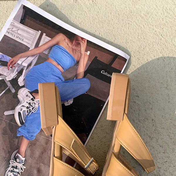 Julia Multi Strap Open Toe Slide Sandals - Image 8