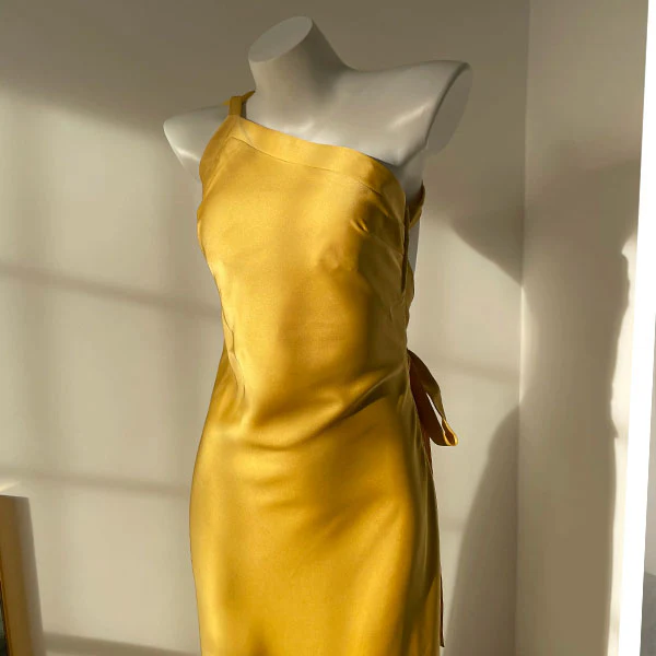 Kara Elegant Backless Satin Slip Evening Dress - Image 7