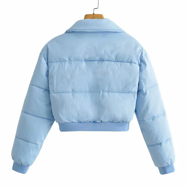 Karris Quilted Cropped Puffer Jacket - Image 10