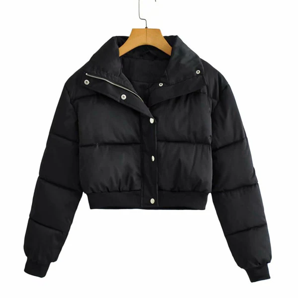 Karris Quilted Cropped Puffer Jacket - Image 3