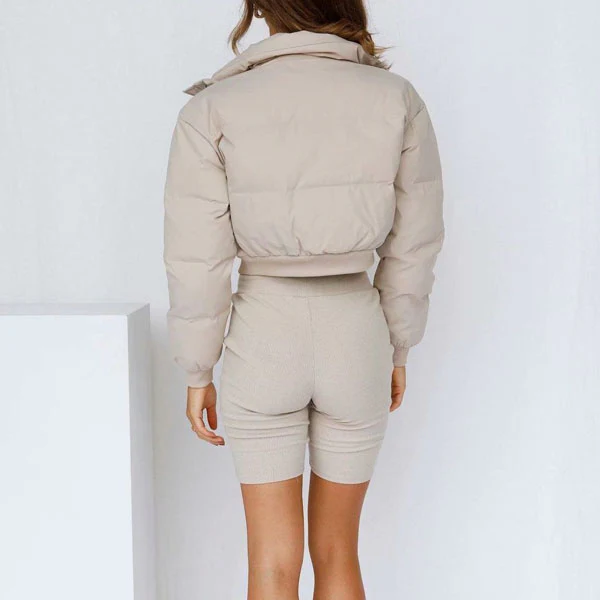 Karris Quilted Cropped Puffer Jacket - Image 5