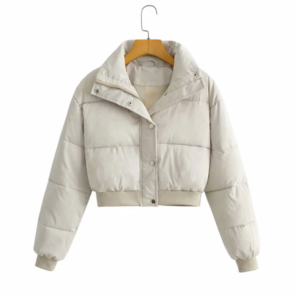Karris Quilted Cropped Puffer Jacket - Image 6