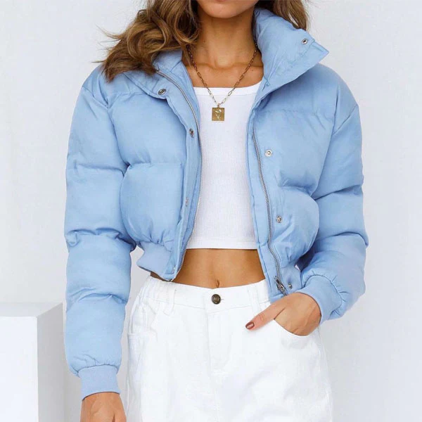 Karris Quilted Cropped Puffer Jacket - Image 7