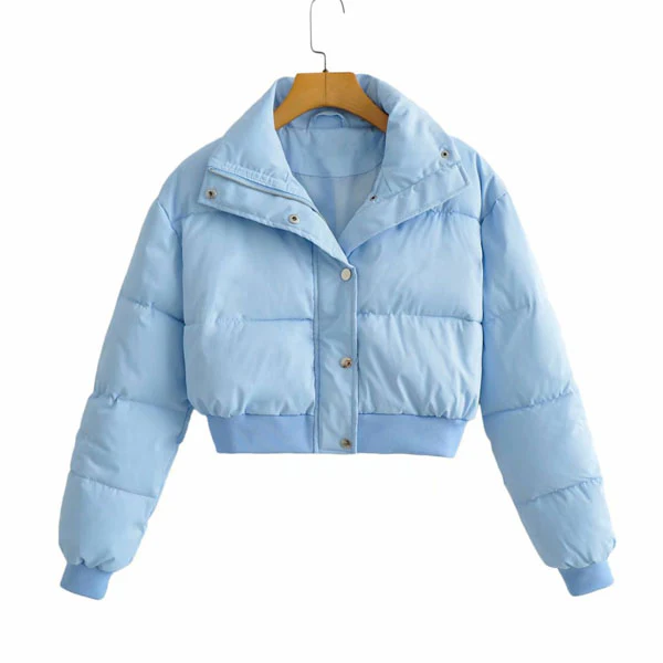 Karris Quilted Cropped Puffer Jacket - Image 9