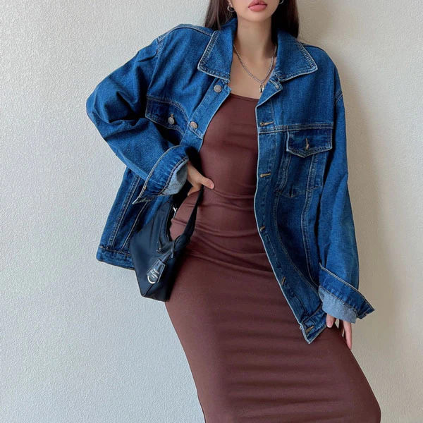 Kate Oversized Denim Jacket - Image 13