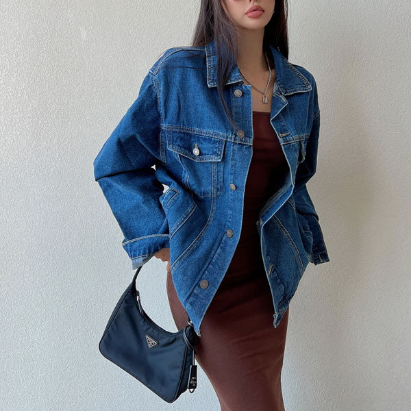 Kate Oversized Denim Jacket - Image 14