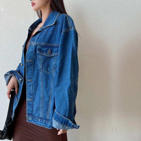 Kate Oversized Denim Jacket - Image 15