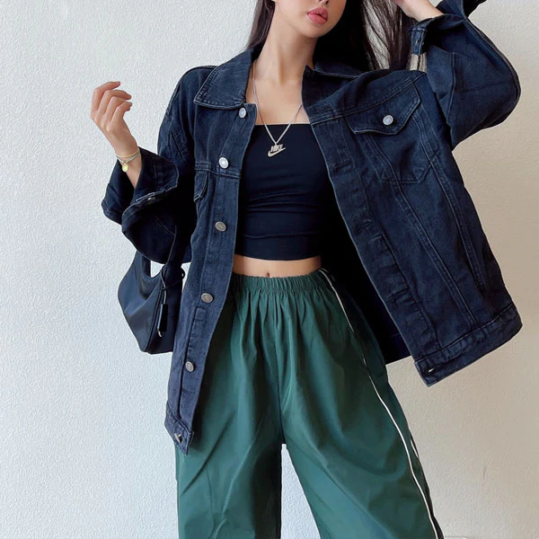 Kate Oversized Denim Jacket - Image 19