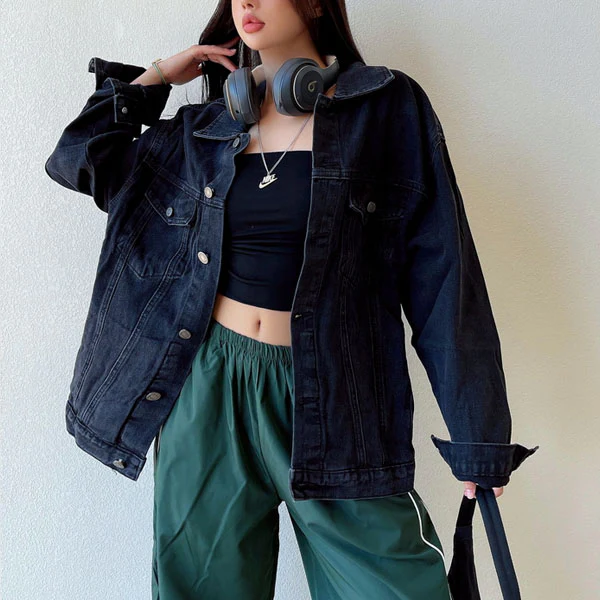 Kate Oversized Denim Jacket - Image 21