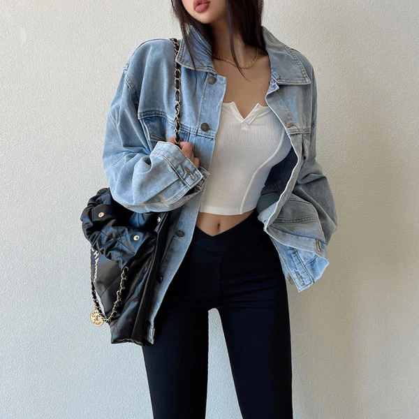 Kate Oversized Denim Jacket - Image 3