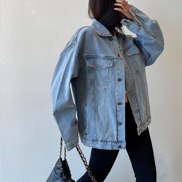 Kate Oversized Denim Jacket - Image 4