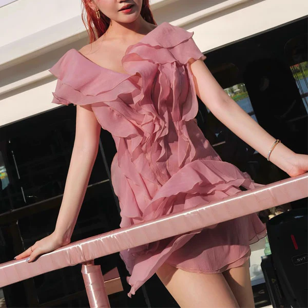 Kaylen Elegance Enchanté Mini Dress - Image 12